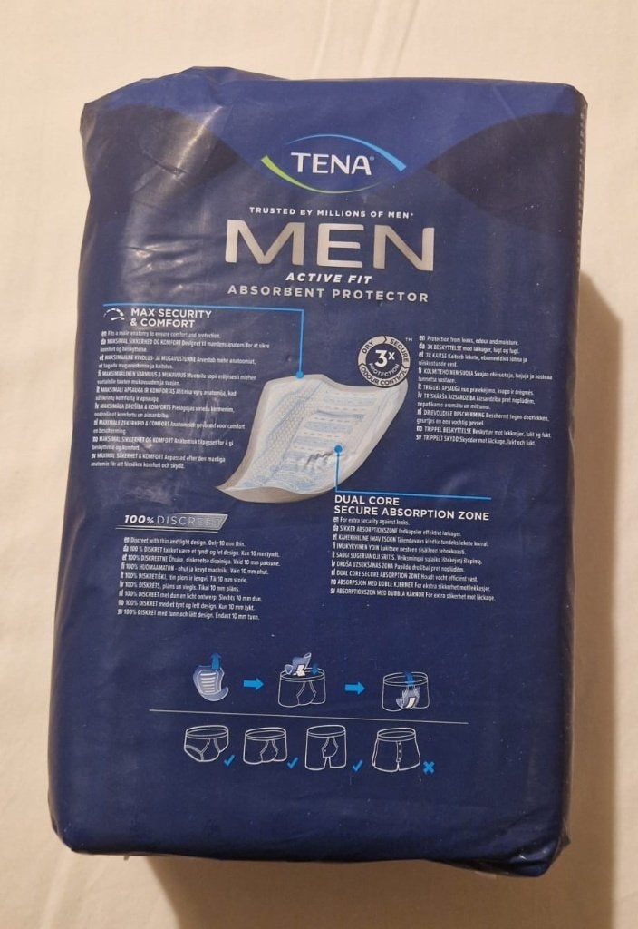 Tena Men Level 3 — 1 nouveau pack (16 pièces), Enlèvement, Neuf