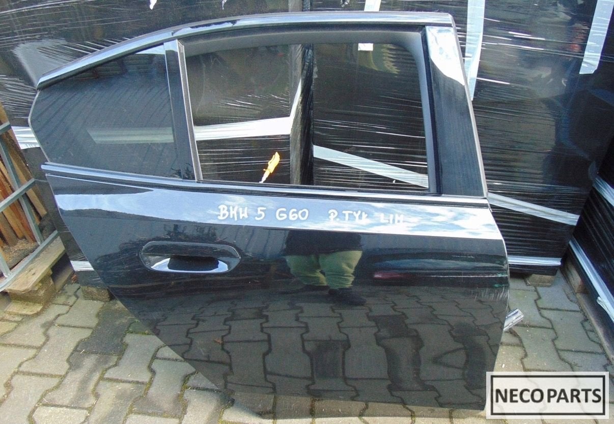 BMW 5 G60 PORTIER DEUR RECHTS ACHTER  ALLES LEVERBAAR!!!, Gebruikt, -, Ophalen of Verzenden, Achter