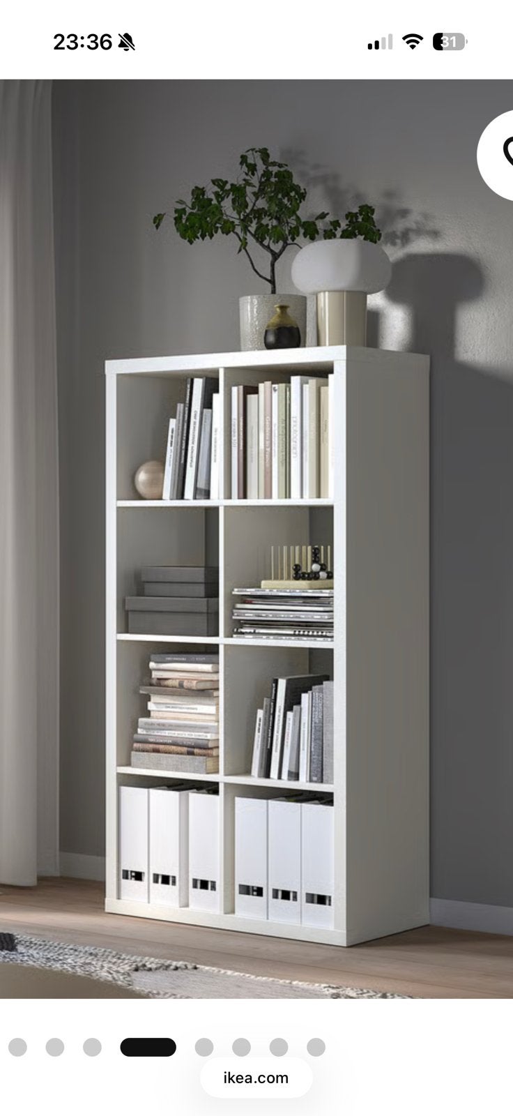 Ikea kallax kast, Ophalen, Gebruikt