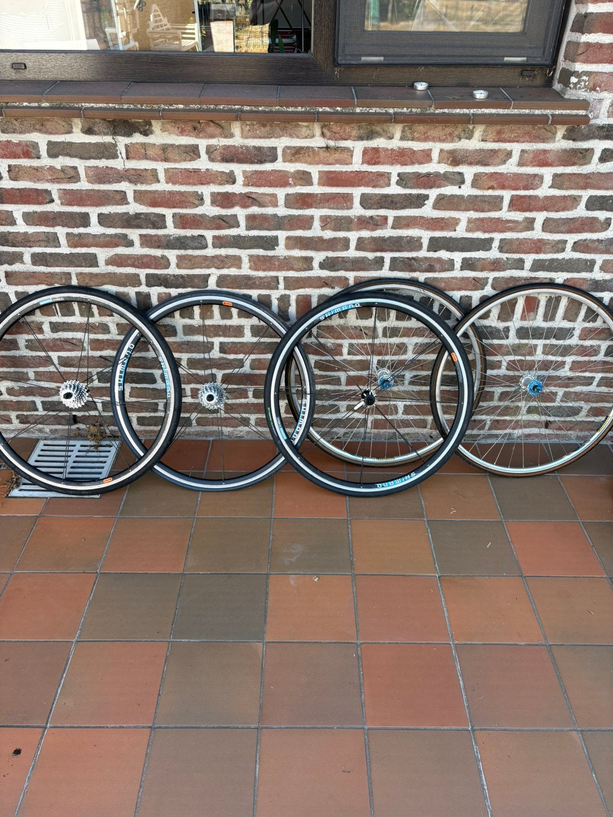 Koerswielen 5 stuks, Ophalen, Gebruikt