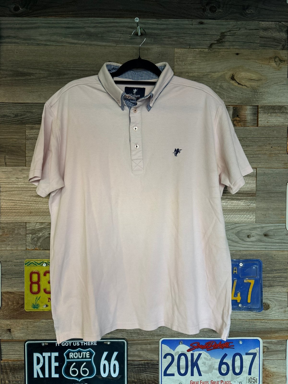 Denim Culture Men's Pink Short Sleeve Collar Polo XXL, Vêtements | Hommes, Polos, Enlèvement ou Envoi