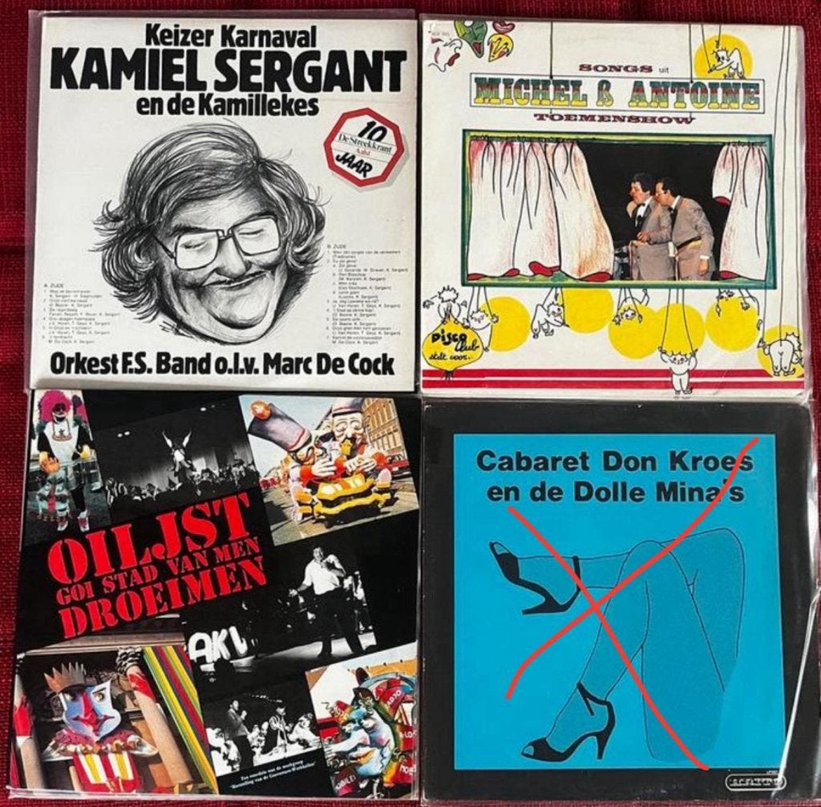 LP’s vinyl Carnaval Aalst Oilsjt, Ophalen of Verzenden, Zo goed als nieuw