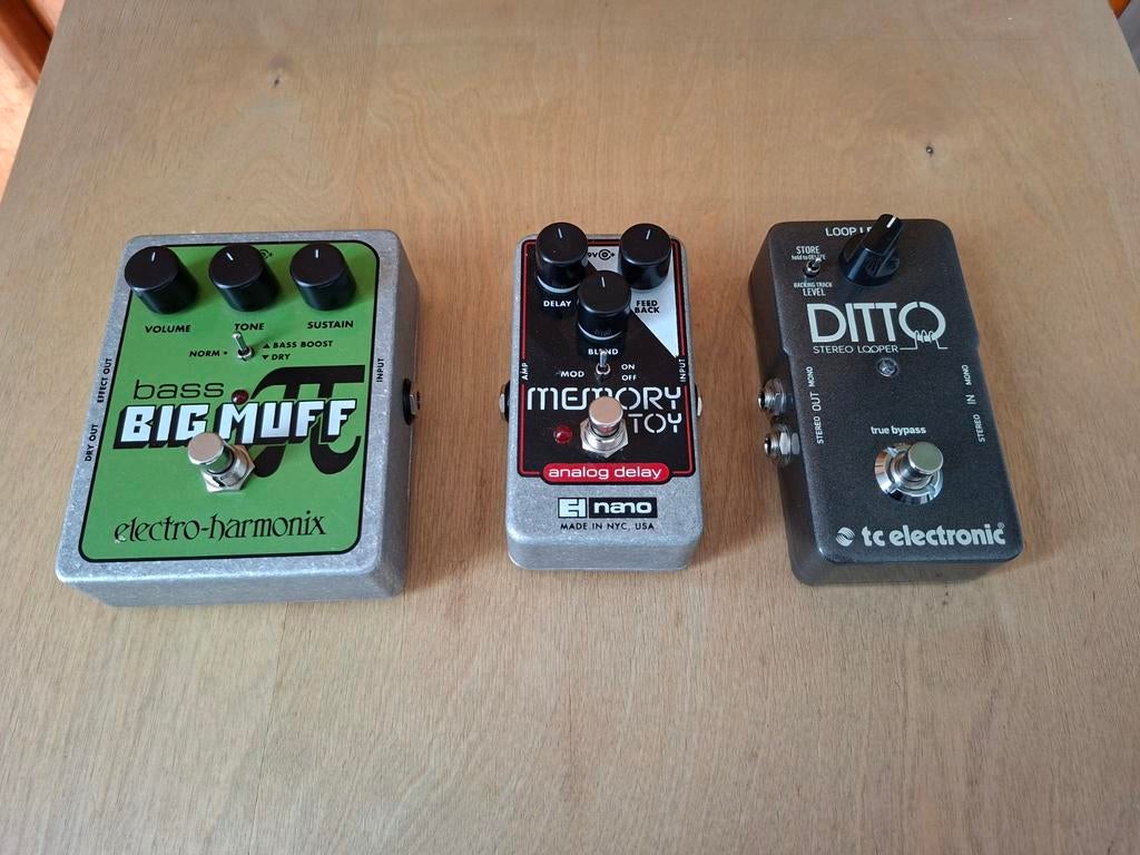 Pedales d'effets delay looper fuzz, Enlèvement