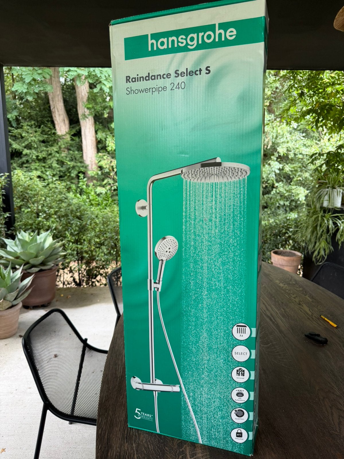 Hansgrohe raindance select s showerpipe - NIEUW, Doe-het-zelf en Bouw, Ophalen, Zo goed als nieuw