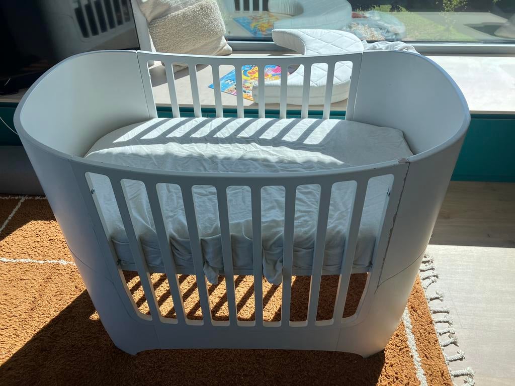 Peuterbed Meegroeibed Design - Leander Classic, Ophalen, Gebruikt, Ledikant