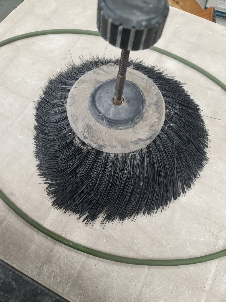 Karcher borstel, zij-arm en aandrijfriem van veegmchine, Ophalen, Zo goed als nieuw