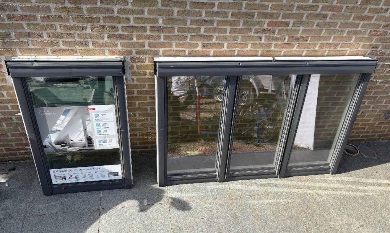 Velux dakramen, Ophalen, Zo goed als nieuw