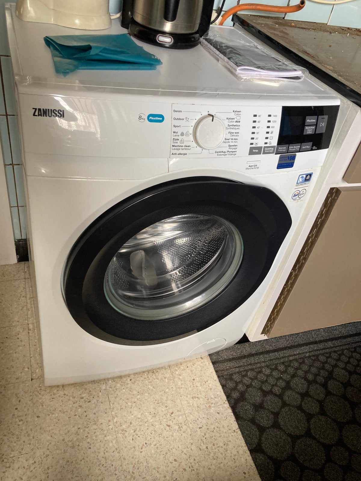 Zanussi wasmachine 8kg 2020, Ophalen, Zo goed als nieuw