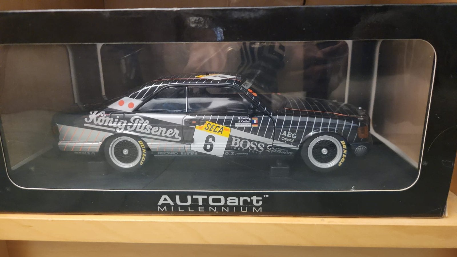 Mercedes-Benz 500 SEC AMG AUTOart, Ophalen of Verzenden, Zo goed als nieuw, Auto, Autoart