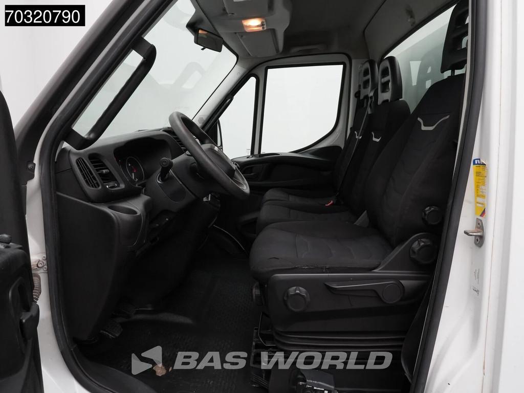 Iveco Daily 35C16 3.0L Kipper met Kist Dubbellucht 3,5t Trek, Auto's, Stof, Gebruikt, Euro 6, 4 cilinders