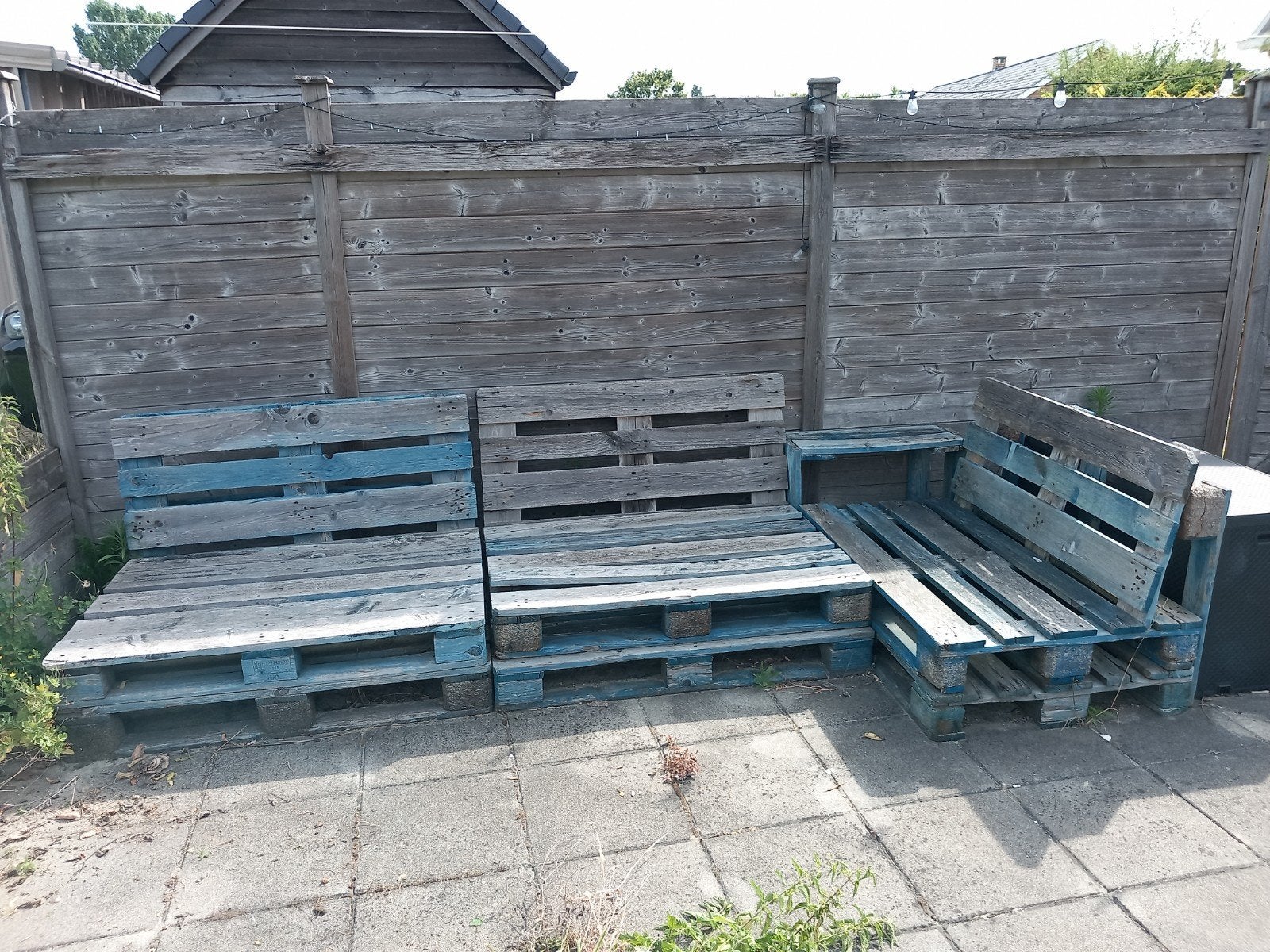 Paletten lounge set, Ophalen