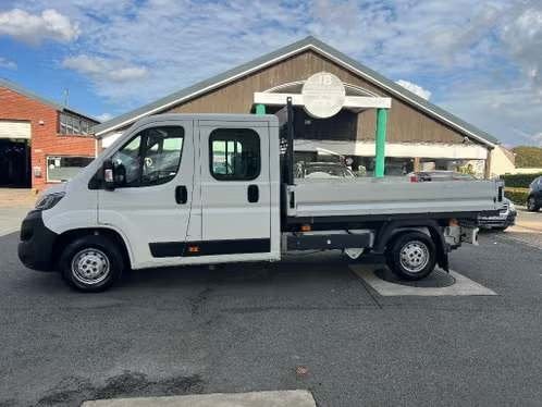 peugeot boxer 2.2 hdi /OPEN LAADBAK/6+1 zit/euro 6d, Voorwielaandrijving, Stof, Euro 6, 4 cilinders