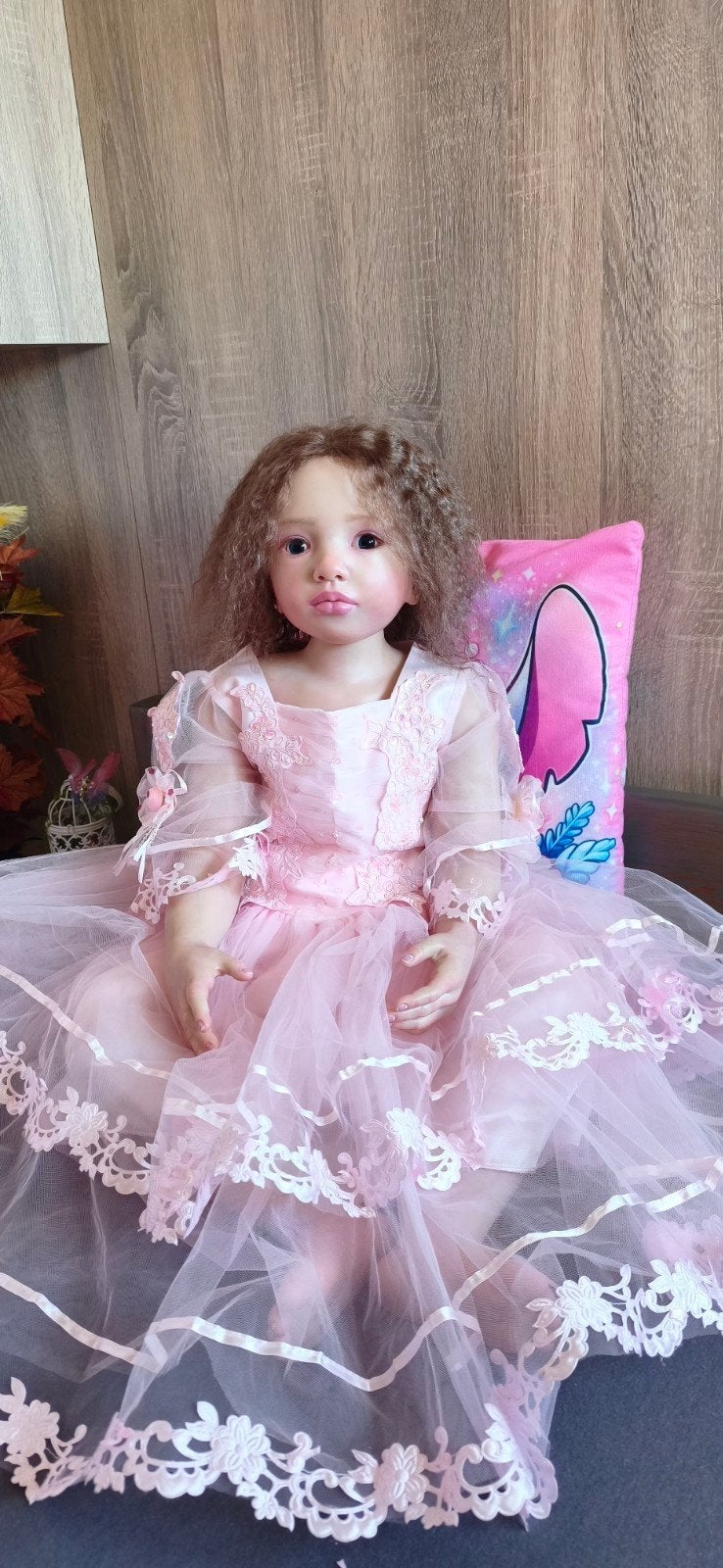 REborn ALOENKA – NATAlI BLICK – 102 CM – CERTIFICAT, Envoi, Comme neuf, Poupée, Réaliste ou Reborn