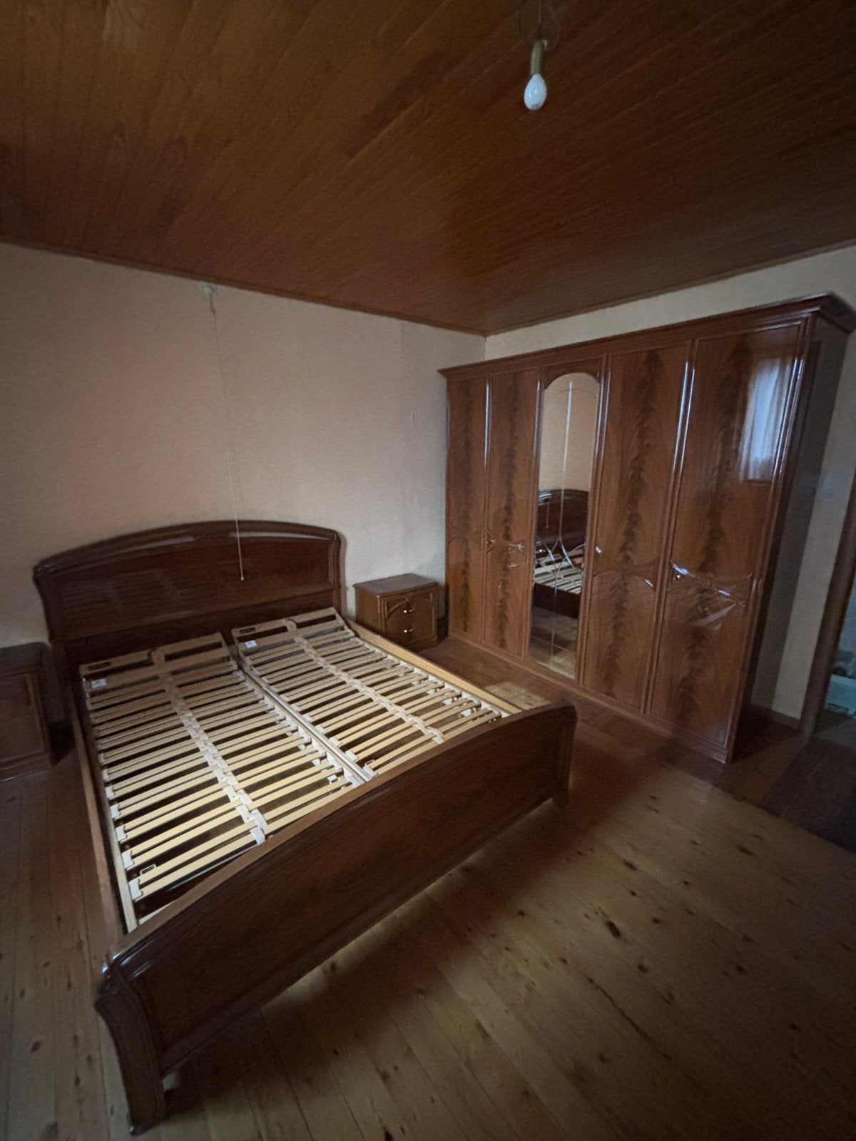 Volledige slaapkamer te koop, Ophalen, Gebruikt, Tweepersoons, Klassieke houtstijl