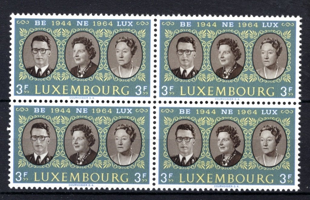 LUXEMBOURG Yt. 651 MNH** 1964 4 pièces, Envoi, Luxembourg, Non oblitéré