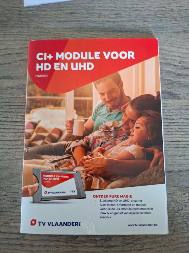 TV-VLAANDEREN Module CI+,ingebouwde smartcard, Ophalen