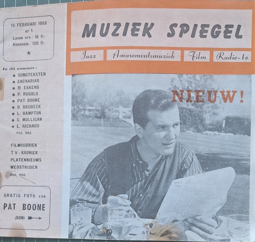 Muziek Spiegel - februari 1958, Livres, Musique, Enlèvement ou Envoi, Comme neuf, Autres sujets/thèmes