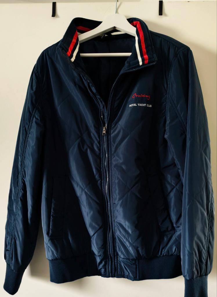 Blauw rode zomerjas, Kleding | Heren, Ophalen, Blauw