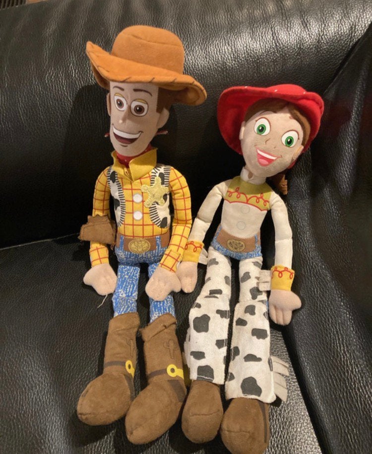 Knuffel Woody en Jessy Toy Story, Ophalen of Verzenden, Zo goed als nieuw