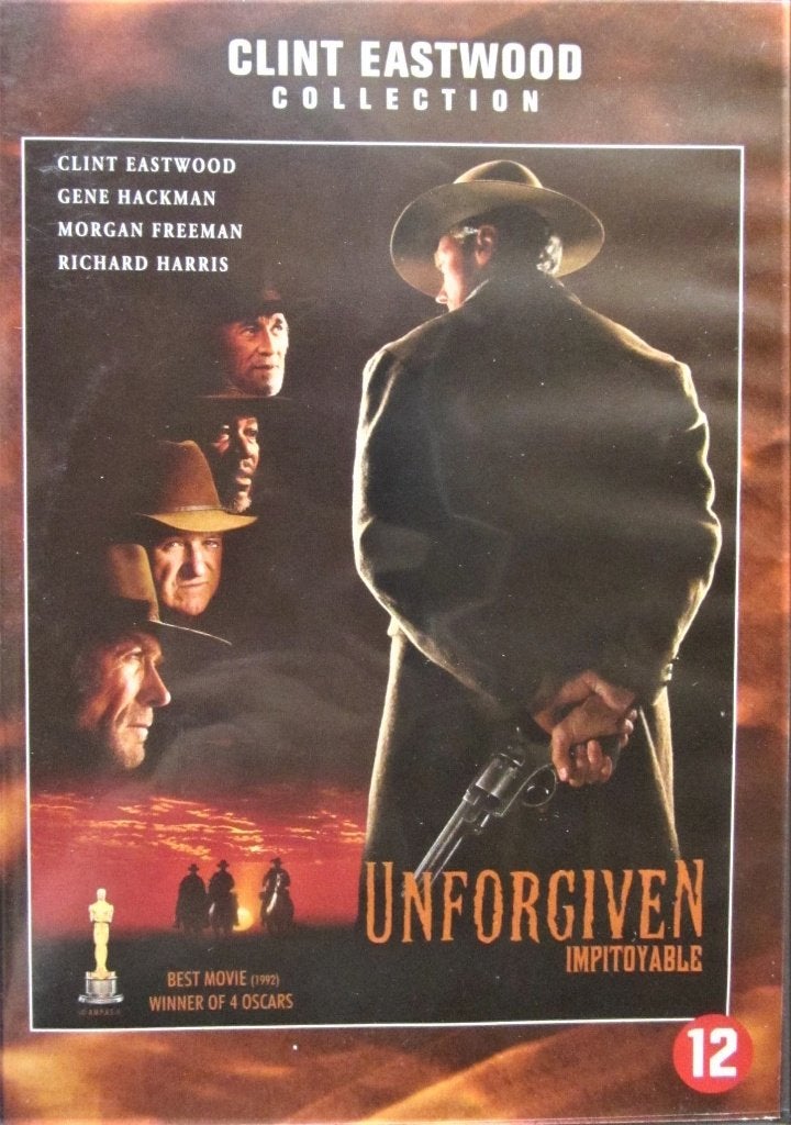 DVD WESTERN- UNFORGIVEN (CLINT EASTWOOD), CD & DVD, DVD | Action, Enlèvement ou Envoi, Tous les âges, Néerlandais, Anglais