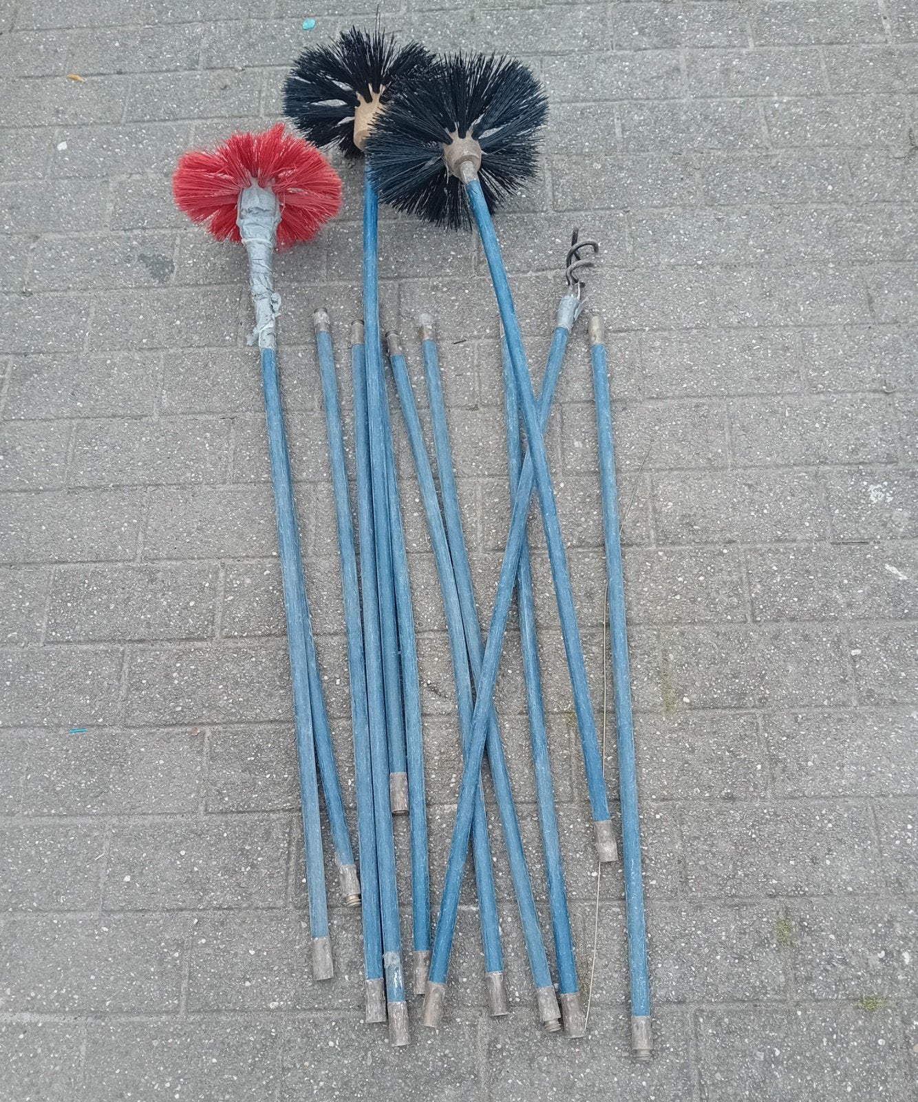 kit de ramonage professionnel 12 mètres, Enlèvement