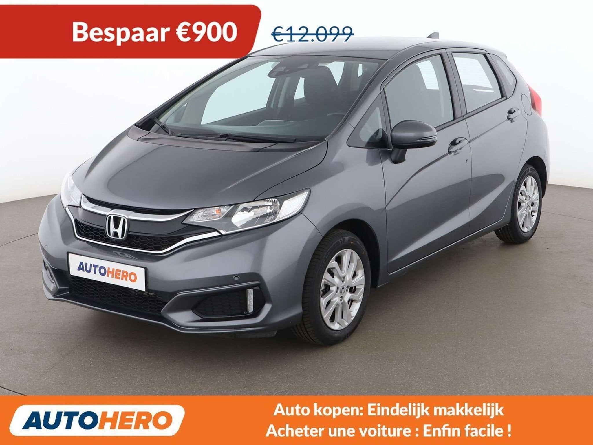 Honda Jazz 1.3 i-VTEC Comfort (année de construction 2017), Autos, Volant multifonction, Achat, Noir, 5 portes