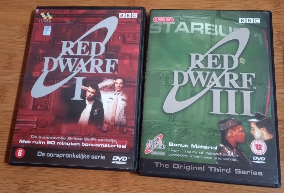 "Red Dwarf S1" 2xDVD (slechts 1x afgespeeld), Enlèvement ou Envoi