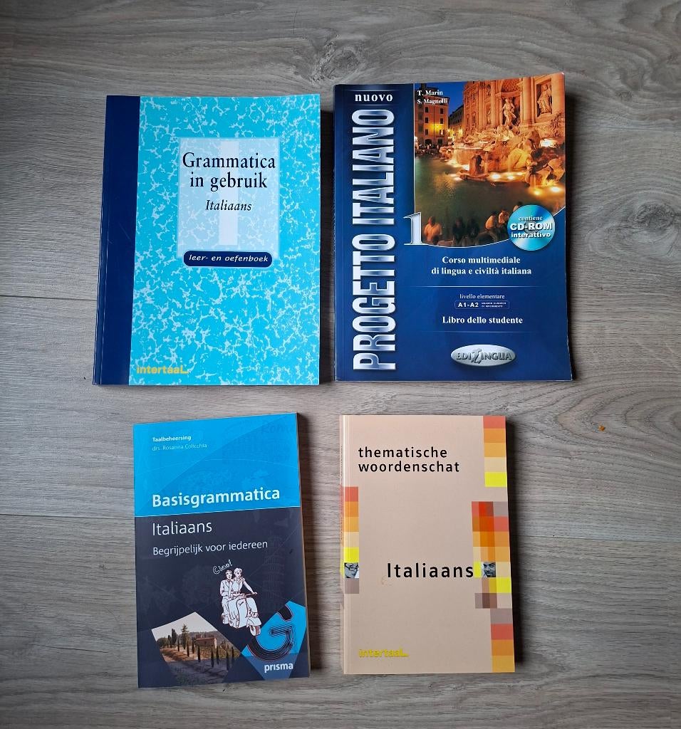Italiaans leren, Boeken, Studieboeken en Cursussen, Ophalen, Zo goed als nieuw