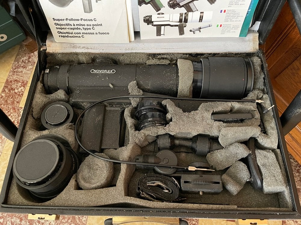 Novoflex 400 mm telelens in koffer, Ophalen, Telelens, Zo goed als nieuw, Nikon F-mount