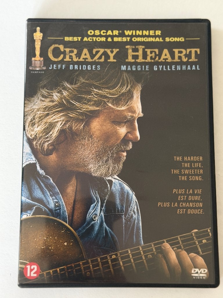 Crazy Heart (DVD) Jeff Bridges, Maggie Hyllenhaal, Vanaf 12 jaar, Ophalen of Verzenden, Gebruikt, Overige gebieden