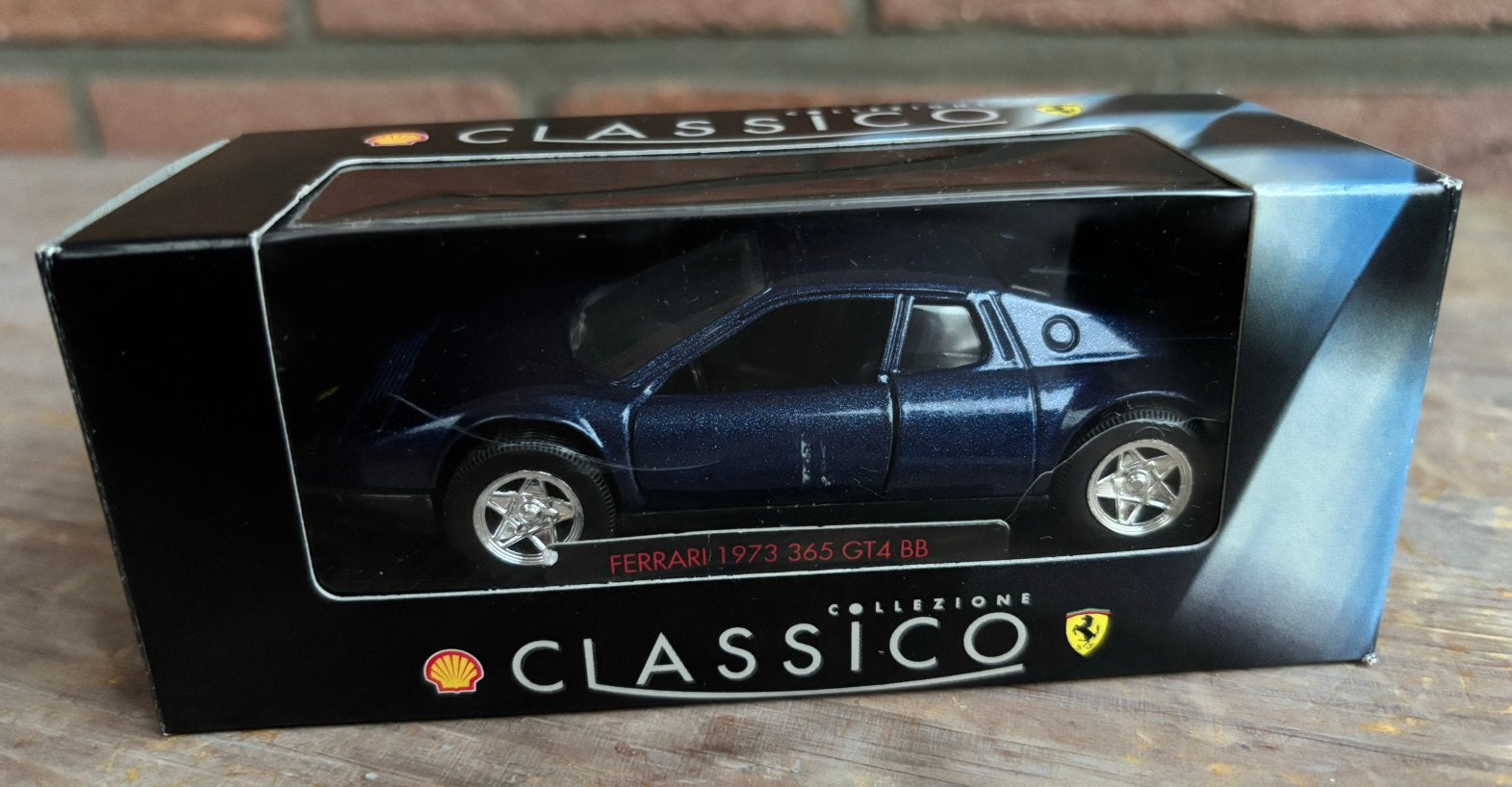 Ferrari 1973 365 GT4 BB - Shell Ferrari Collection - 1:43, Ophalen of Verzenden, Zo goed als nieuw, Auto, Overige merken