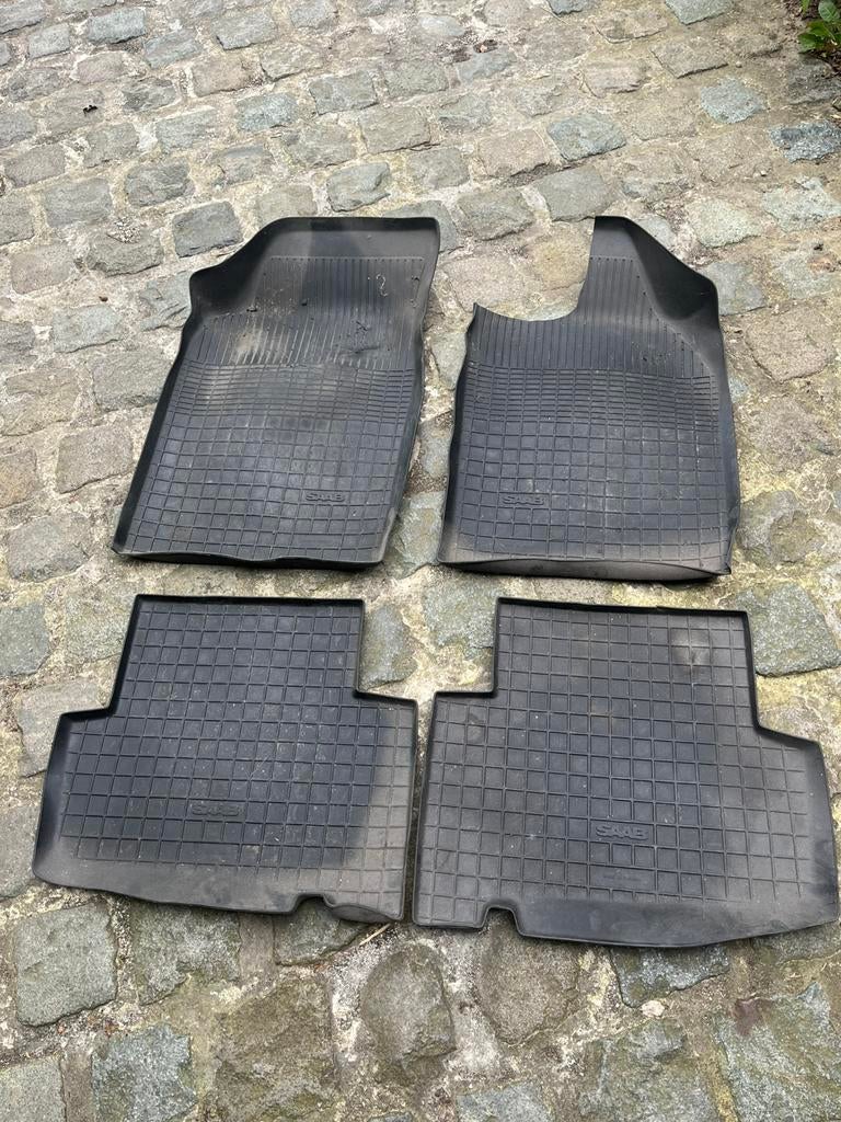 Originele rubberen vloermatten voor Saab 9000! Zeldzaam, Auto-onderdelen, Ophalen of Verzenden, Gebruikt, Saab