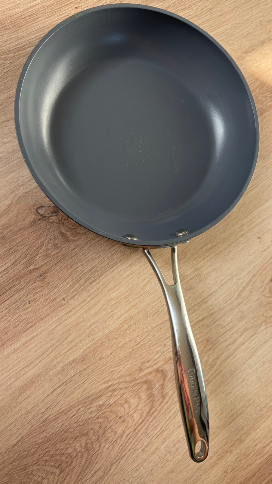 Green pan diameter 18,5 cm. Zeer goede staat ., Ophalen of Verzenden, Zo goed als nieuw