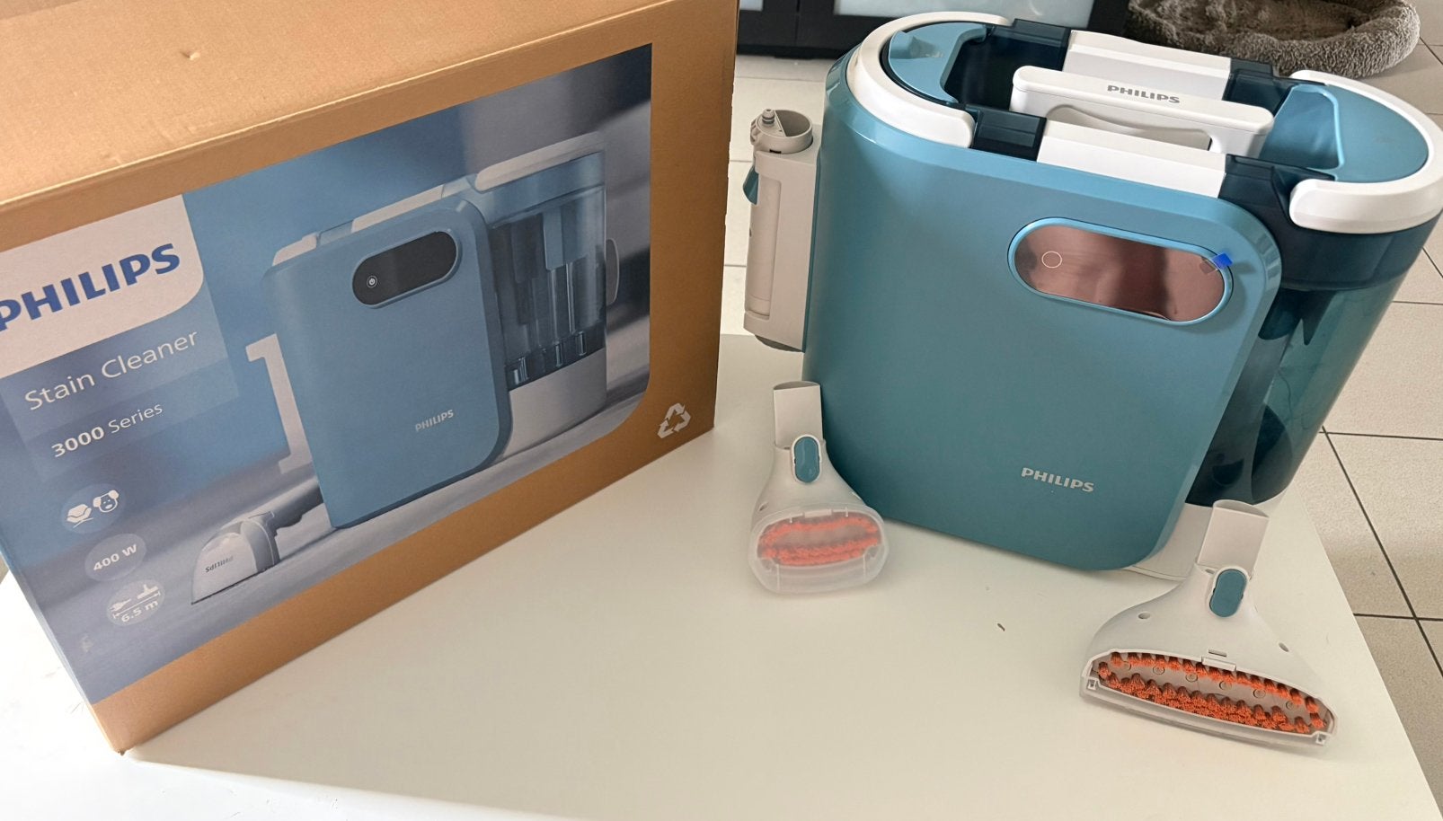 Philips stain cleaner serie 3000, Ophalen, Zo goed als nieuw