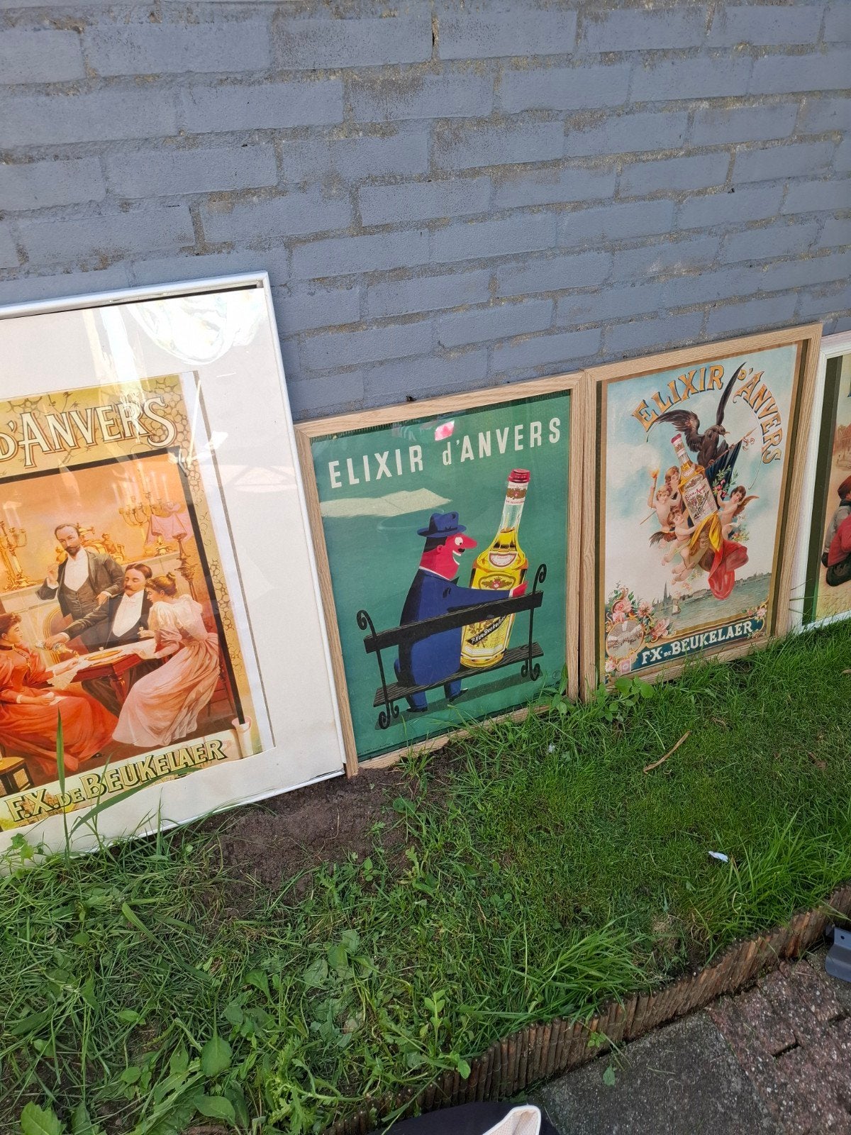 Peinture Elixir de Anvers, toile, Enlèvement, Toile