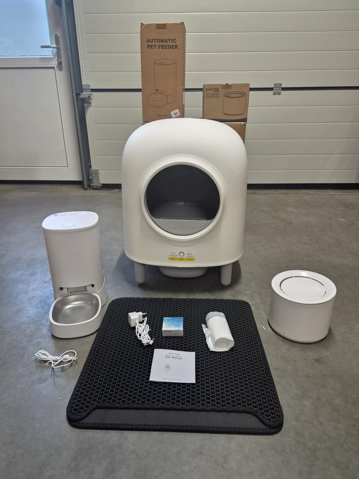 Boite/abreuvoir/bol à nourriture Petre pour chat automatique, Animaux & Accessoires, Enlèvement ou Envoi, Autonettoyant, Comme neuf