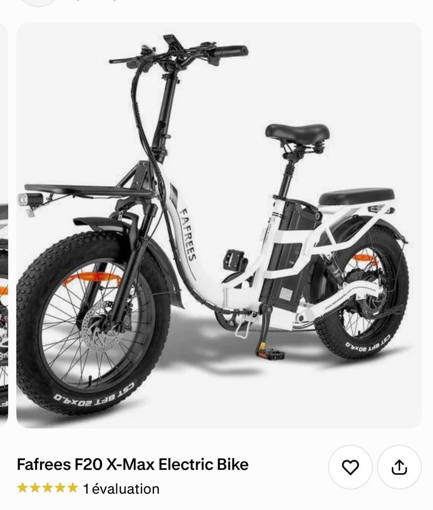 FAFREES F20 X-MAX NIEUW 0KM NOOIT GEMONTEERD + LEVERING, Fietsen en Brommers, Ophalen, Zo goed als nieuw, Overige merken