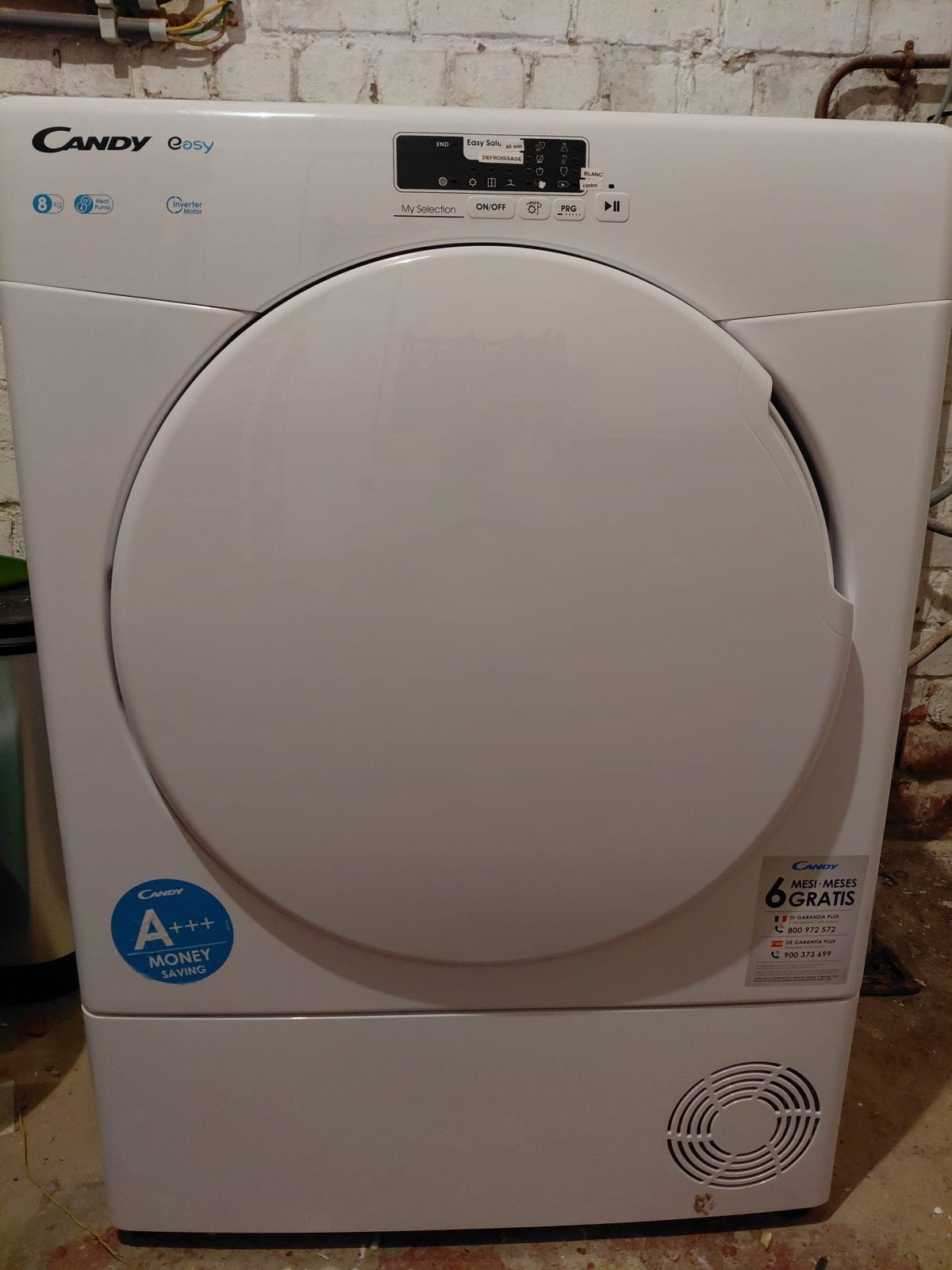 Sèche-linge CANDY, Electroménager, 8 à 10 kg, Enlèvement, Utilisé, Chargeur frontal