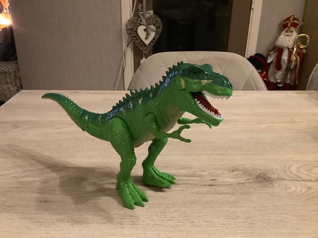 Speelgoed dinosaurus character (Licht-Geluid) (18x33 cm), Ophalen of Verzenden, Zo goed als nieuw