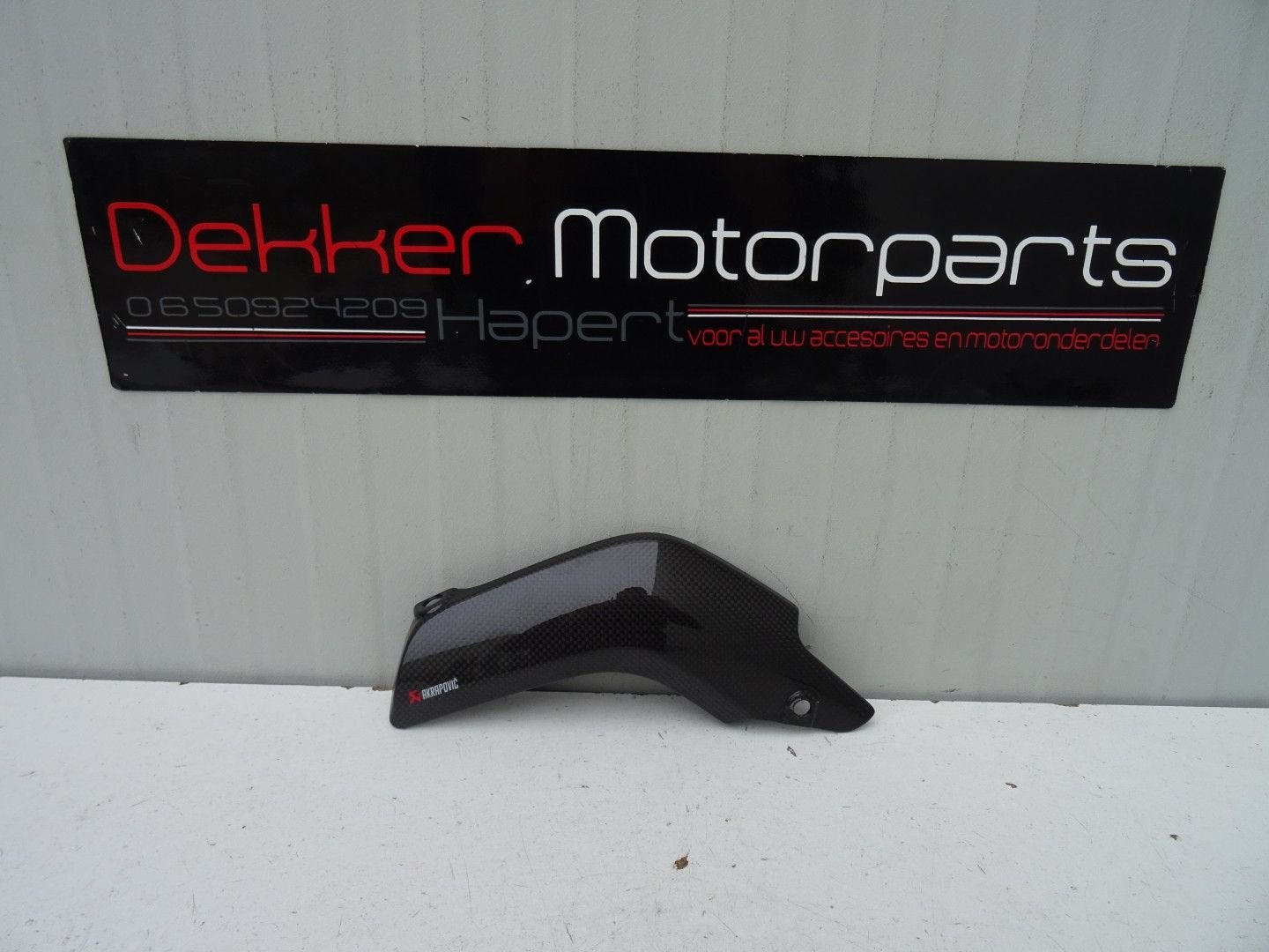Akrapovic Carbon Uitlaat Hitteschild Honda CBR600RR 2007 >, Motoren, Ophalen of Verzenden, -, -, -
