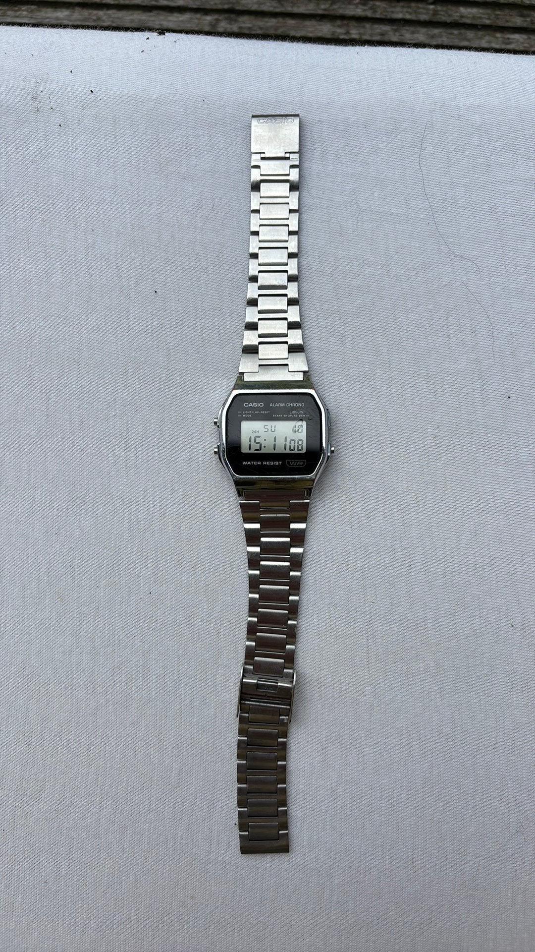 Casio digitale horloge, Overige merken, Staal, Staal, Polshorloge
