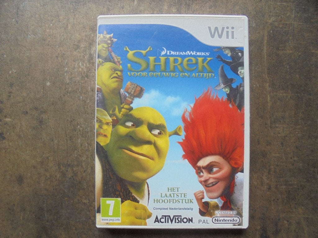 Shrek Voor Eeuwig En Altijd voor Wii (zie foto's), Consoles de jeu & Jeux vidéo, Enlèvement ou Envoi, 1 joueur, À partir de 7 ans