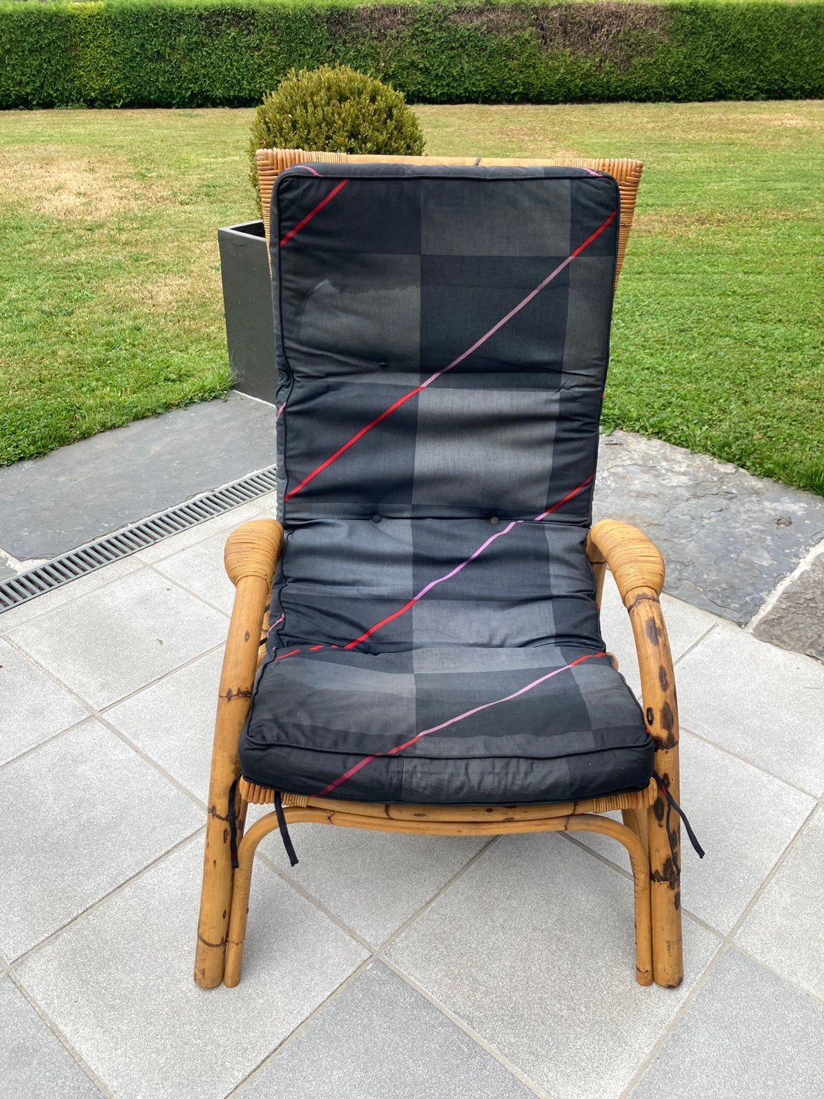 Fauteuil vintage en bambou, Enlèvement