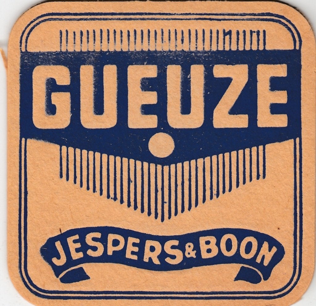 oud bierviltje Br. Jespers, Ophalen of Verzenden, Gebruikt, Viltje(s), Overige merken