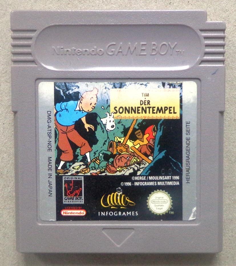 Kuifje en de Zonnetempel voor de Nintendo Gameboy, Ophalen of Verzenden, Gebruikt