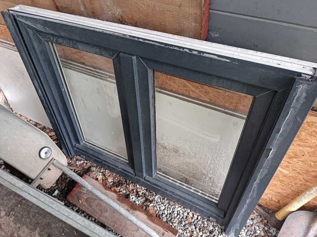 châssis 2 vantaux, Enlèvement, Utilisé, Fenêtre de façade ou Vitre, Double vitrage