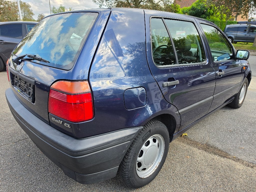 VW Golf 3, 1.4i, 11/1192, 77.530km, Oldtimer, Keuring VVK, Stof, 4 cilinders, Blauw, Bedrijf