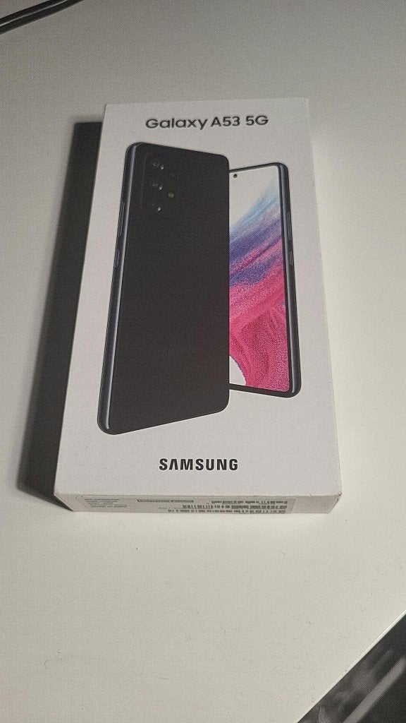 Nieuw in doos: Samsung Galaxy A53 5G 128GB – Gesegeld, Telecommunicatie, Zwart, Touchscreen, Nieuw, Ophalen of Verzenden