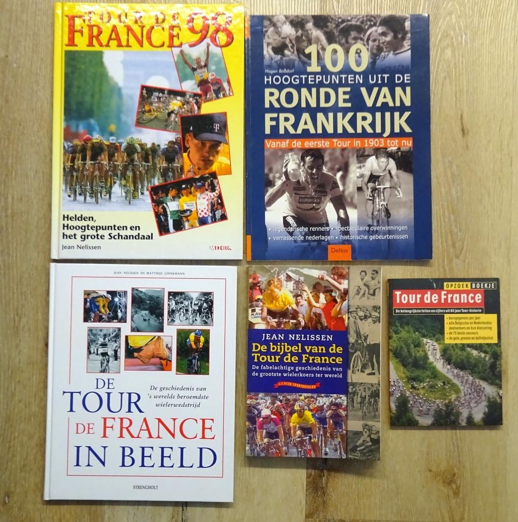 Lot boeken Tour de France Ronde van Frankrijk wielrennen, Enlèvement ou Envoi, Comme neuf, Jean Nelissen, Course à pied et Cyclisme