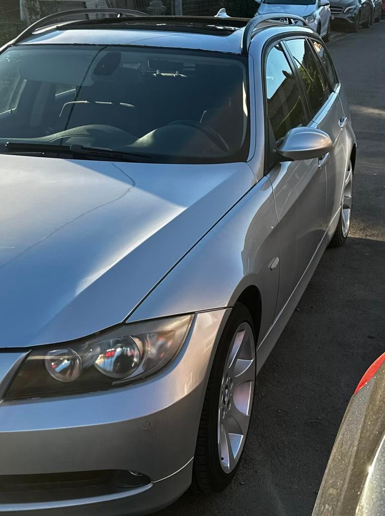 318i, Auto's, BMW, Particulier, 3 Reeks, Cruise Control, Benzine, Euro 4, Break, 5 deurs, Handgeschakeld, Zilver of Grijs, Zwart